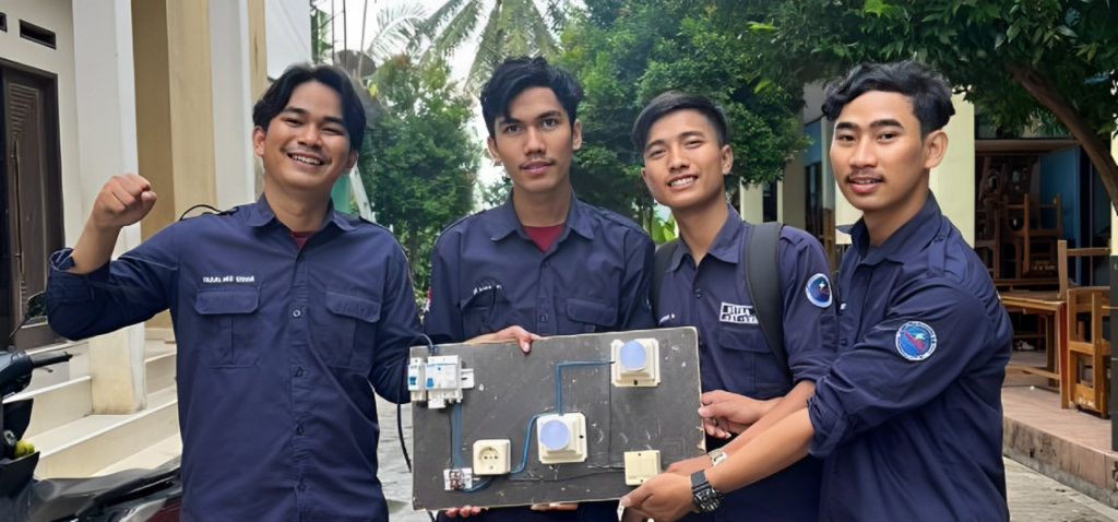 Sosialisasi Proteksi Terhadap Potensi Sengatan Listrik Dan Bahaya Kebakaran Di Smk Bismillah Serang