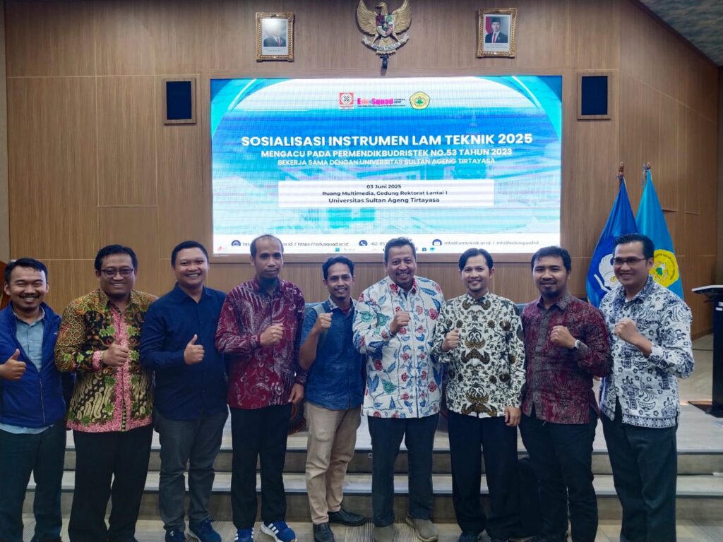 Teknik Elektro Kampus Serang Mengikuti Sosialisasi Instrumen Akreditasi LAM Teknik 2025 untuk Memperkuat Pemahaman Mutu Pendidikan