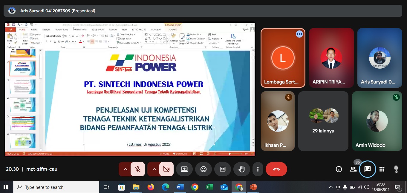 Teknik Elektro Ikuti Sosialisasi Sertifikasi Vokasi SKTTK Nasional
